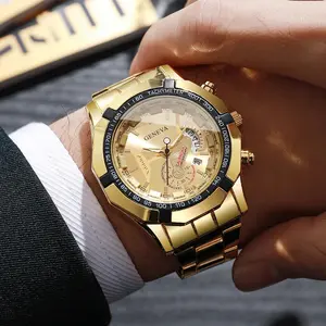 Men's Luxury Quartz Watch, Fashionable Alloy Sports Casual Travel Watch, Steel Band Business Multifunctional Men's Watch, Fashionable Party Watch