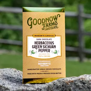 Herbaceous Green Tingly Dark Chocolate (50Hertz x Goodnow Farms)