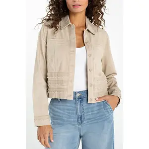Trucker Jacket w/ Fray & Lace (Liverpool)