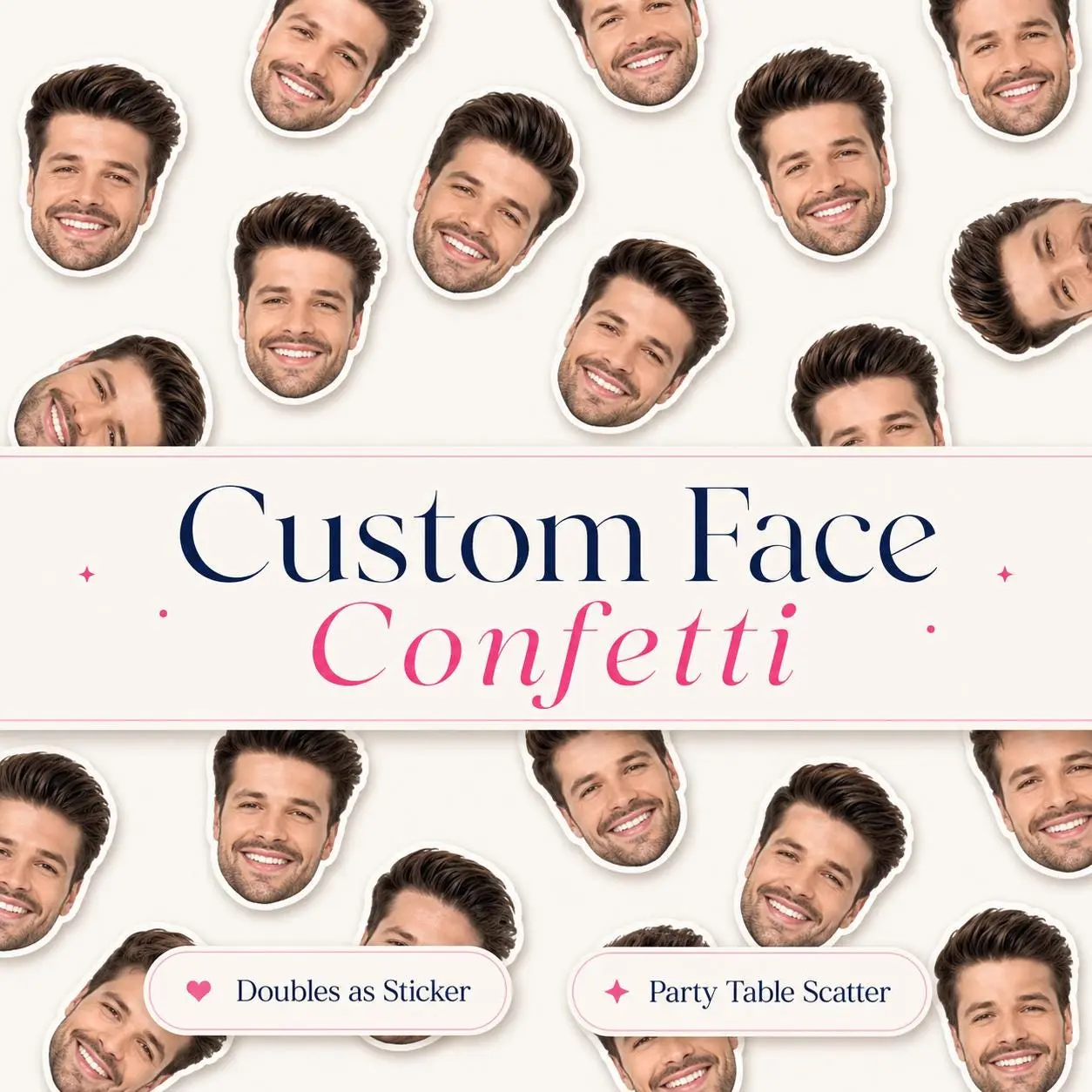 Custom Face Confetti