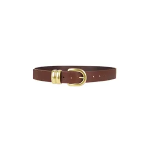 By Malene Birger Zoira Belt in Dark Brown