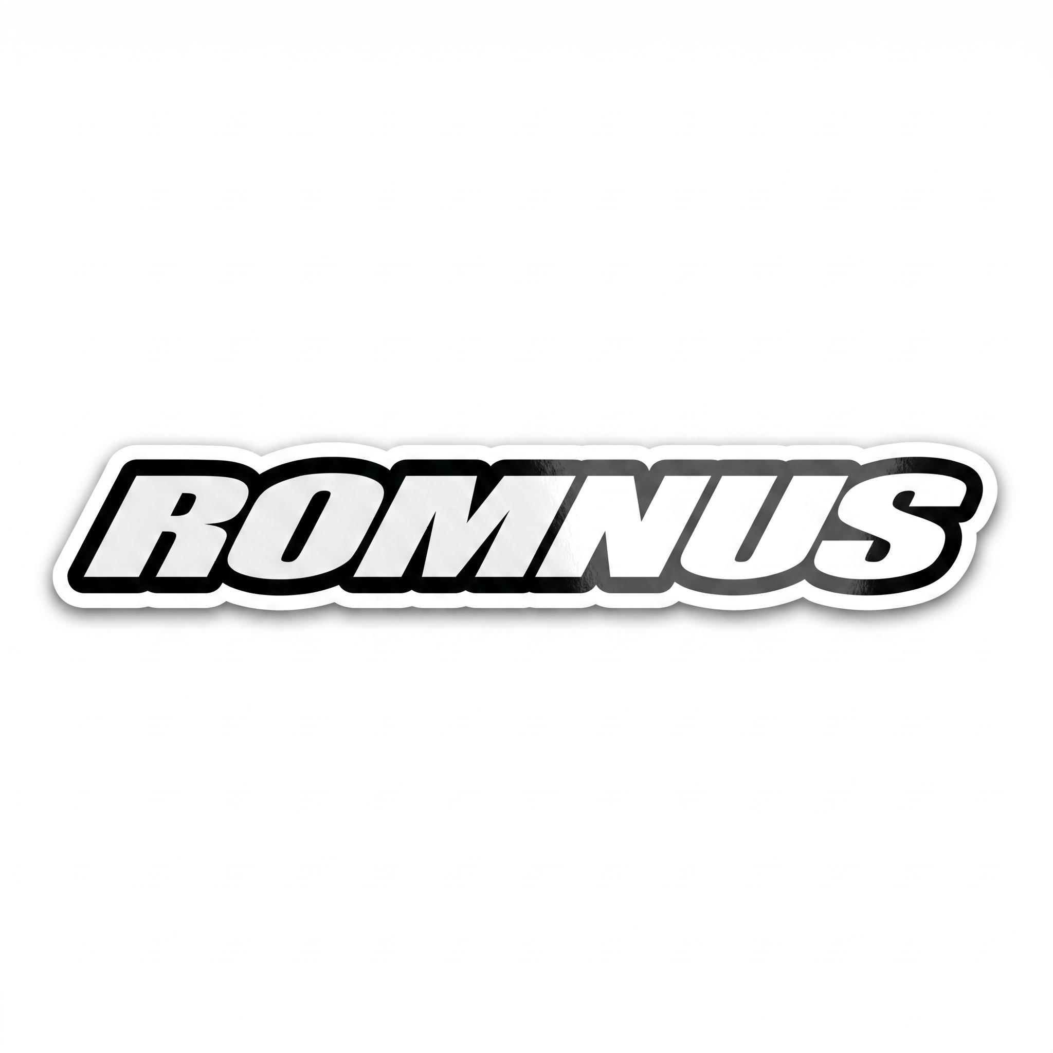 ROMNUS Logo Vinyl Sticker 13.5 x 4.1 Inch Decal