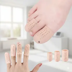 Silicone Toe Protector: Breathable Cushion Sleeve Prevents Blisters & Calluses. Bunion Corrector, Toe Separator for Running, High Heels. Comfortable, Washable & Reusable Foot Care for Daily Wear.