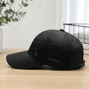 1/2 Pack Men's Sunscreen Baseball Hat, Mesh Breathable Quick Drying Cap, UV Resistant for Summer Outdoor Sports
