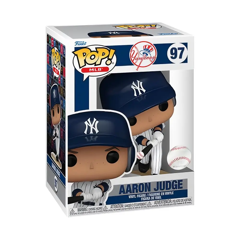 Funko Pop MLB Yankees Aaron Judge Vinyl Figure #97 with Protector