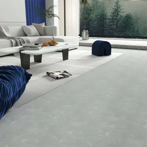 Jeedeson Light Gray Vinyl Flooring Rolls No Glue Needed 196.85 in L× 23.62 in W × 0.023 in T ,1 Roll