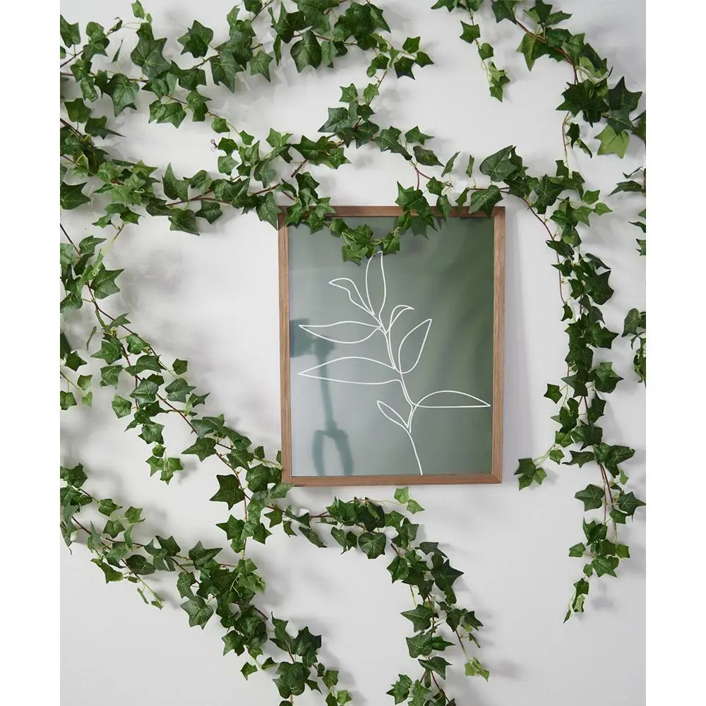 1 Piece 79.9 Inch Artificial Ivy Garland Fake Leaf Plants Vine, Lifelike Fake Plant, Fake Hanging Plants, Fake Indoor Plants, House Plants Decor, Faux Leaf Climbing Plants For Home Wedding Party, Fake Plant Decoration, Faux Greenery