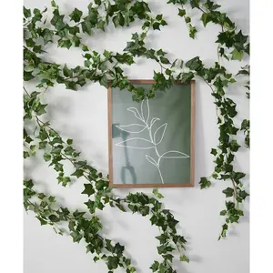 1 Piece 79.9 Inch Artificial Ivy Garland Fake Leaf Plants Vine, Lifelike Fake Plant, Fake Hanging Plants, House Plants Decor, Faux Leaf Climbing Plants For Home Wedding Party, Fake Plant Decoration