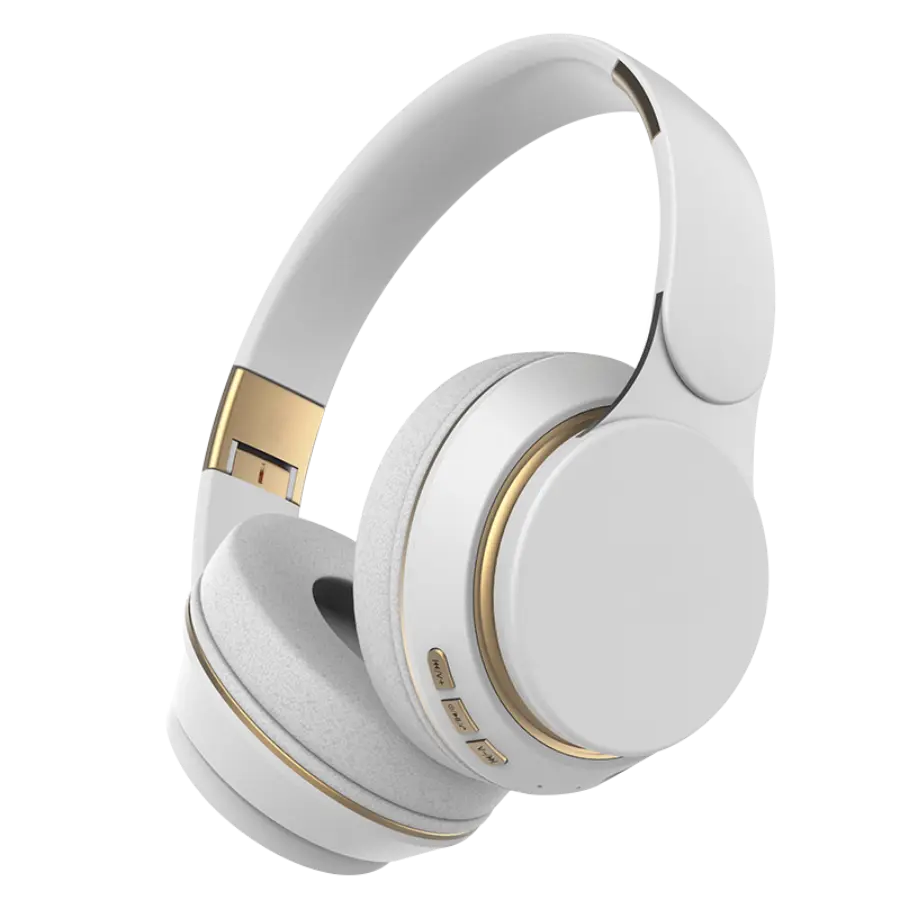 Wireless Over-the-Ear Gaming Headphones with Bluetooth 5.3, Foldable Design, Dual-Mode, Retractable Built-in Mic, 20-Hour Battery, Surround Sound, Electronic Hybrid Build, Manufacturer Warranty for Gaming & Mobile Audio Use