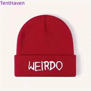 2026 Knitted Hat Embroidery for Men and Women, Couple Embroidery, Autumn and Winter Knitted Hat