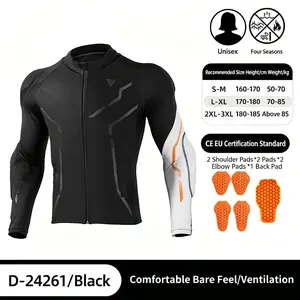 Du Han Yufeng Motorcycle Riding Armor Jacket for Men and Women: UV Protection, Breathable, Quick-Dry, Motorcycle Riding Suit, Impact Protection, CE-Certified, All-Season D-25261 Yufeng