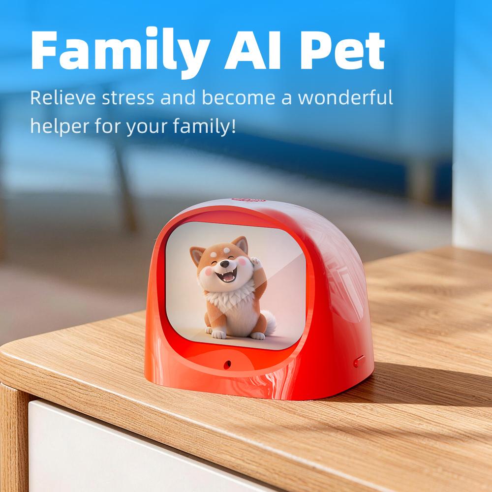 AI Smart Car Robot Companion - Interactive Electronic Pet with 70+ Emotions, Voice Chat & Car-Status Sensing, Educational Desktop Toy for Kids & Drivers