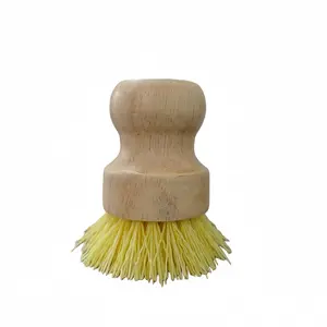 Wooden Handle Dish Scrub Brush, Kitchen Cleaning Brush, Household Cleaning Tool for Dishes, Sinks, Cast Iron Pans, Home Supplies, House Cleaning Tools
