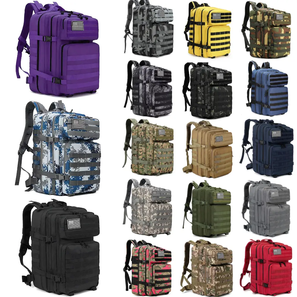 45L Waterproof Tactical Backpack  Military-Grade, Large Capacity Hiking,  Camping & Travel Rucksack  Lightweight, Durable Outdoor Bag for Men &  Women - TikTok Shop