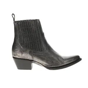 Frye Womens Sacha Pointed Toe Chelsea Casual Boots Ankle Low Heel 1-2" - Black