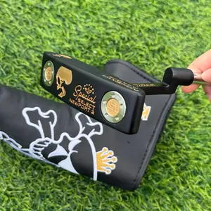 Limited Edition Newport 2 Skull Right-Handed Blade Putter – Golf Club with Tungsten Weighting Technology for Maximum Control, Precision Red Dot Sight System for Enhanced Accuracy