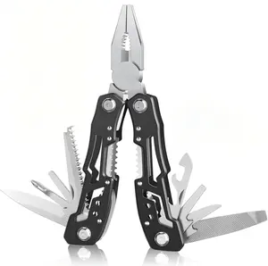 14 in 1 Mini Multitool with Needle Nose Pliers, Scissors, Bladeless Small Multitool from Wife Daughter to Father Boyfriend Husband on Christmas, Birthday
