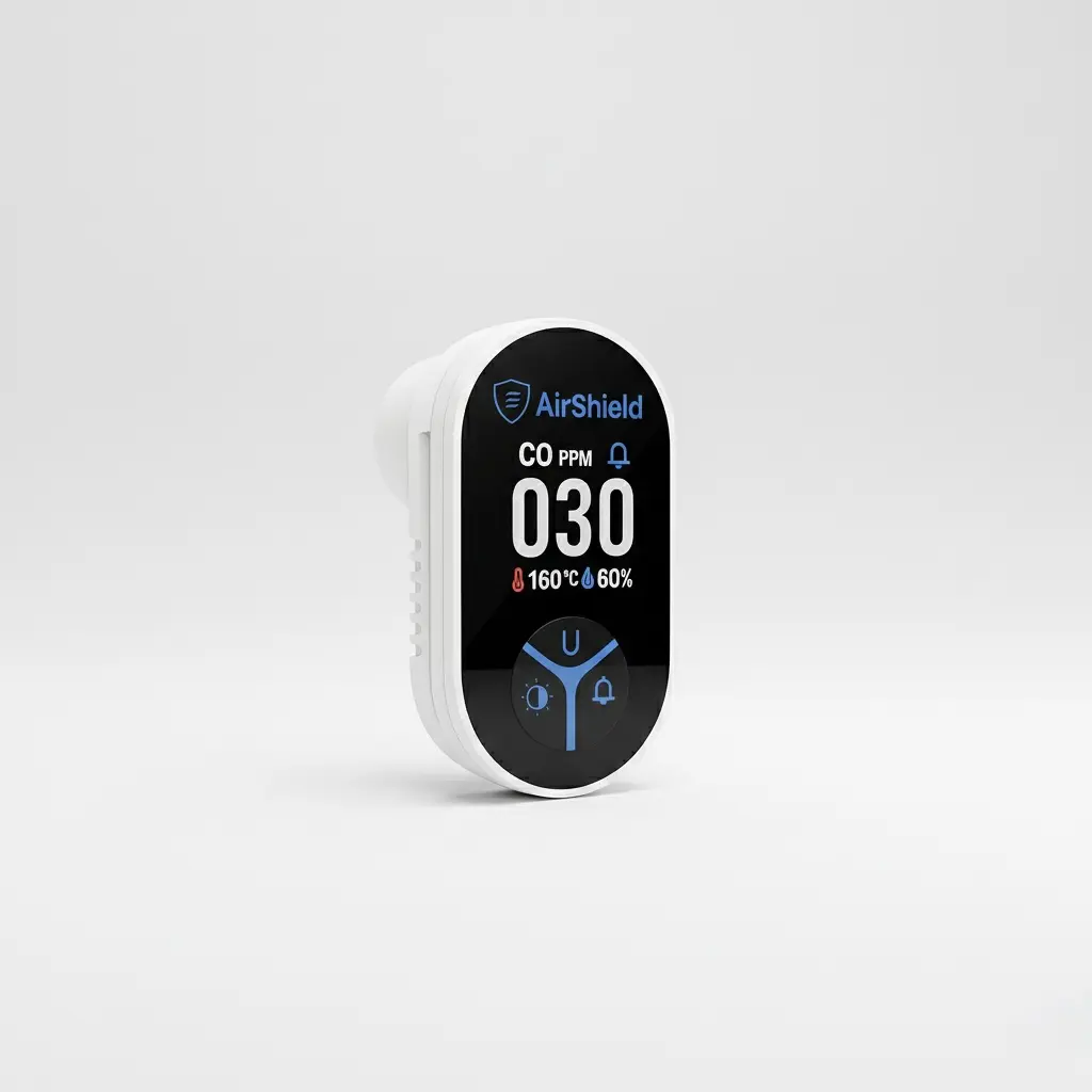 AirShield™ 3-in-1 Portable Carbon Monoxide Detector