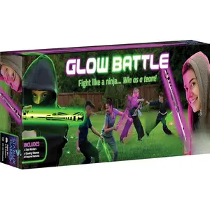 Ninja Toys Meet Samurai Swords in Glow Battle | Ninja Toys for Boys | Ages 8-12+, 2-4 Players | Kids Sword Game | Glow in The Dark Games | Glow Swords for Kids 8-12+ | A Thrilling Ninja Sword Game!