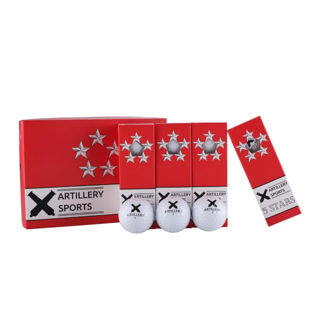 5-Star Series - 3 Layer Golf Balls - 1 Dozen - White