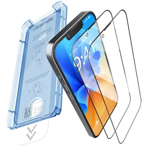 Anti-peeping Tempered Glass Screen Protector, 2pcs/set Full Screen Coverage Protective Film, Durable Phone Screen Protector for iPhone 11 12 13 14 15 Plus 15 Pro Max