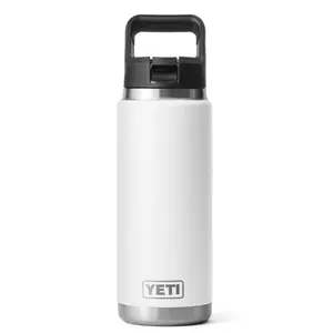 Stay Hydrated in Style with the YETI Rambler 26 oz White Bottle – BPA Free with Chug Cap! ️