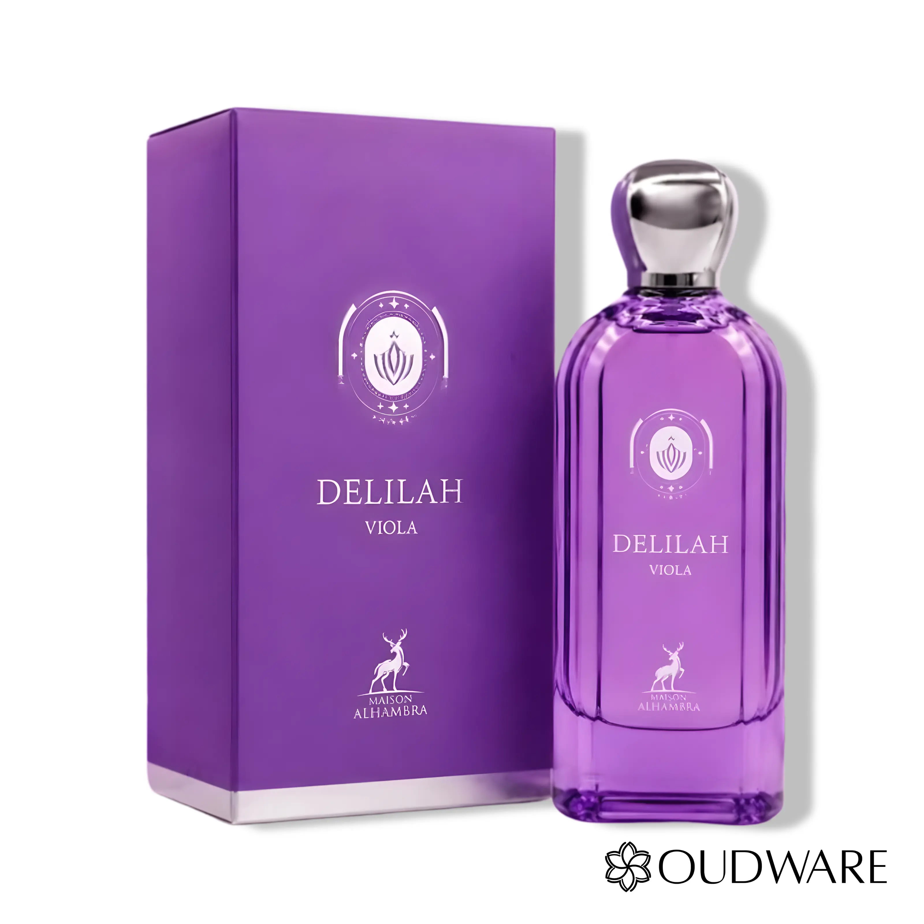 Maison Al Hambra Delilah Viola Eau De Parfum 100ml (3.4oz) - An Elagant Fresh & Fruity Perfume For Women
