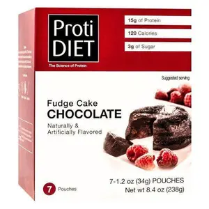 ProtiDiet - Chocolate Flavor Fudge Cake - 7/Box
