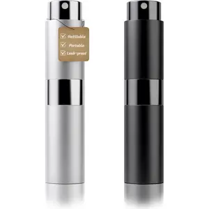 8ml Travel Perfume Atomizer Bottles Refillable – Mini Perfume Spray Bottles with Leak-Proof Design, Refillable Cologne Atomizer for Travel, Purse, Pocket