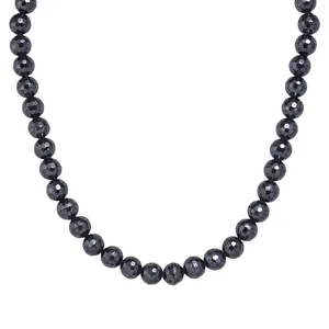 Shop LC Peacock Color Shell Pearl Necklace in Silvertone 20-22 Inches