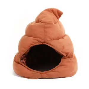 Funny Poop Hat, Cute and Weird Cartoon Cap, Tiktok Viral Funny Hat, Sand Sculpture Style, Instagram Trendy Accessory, Caps with Designs, Cool Hat