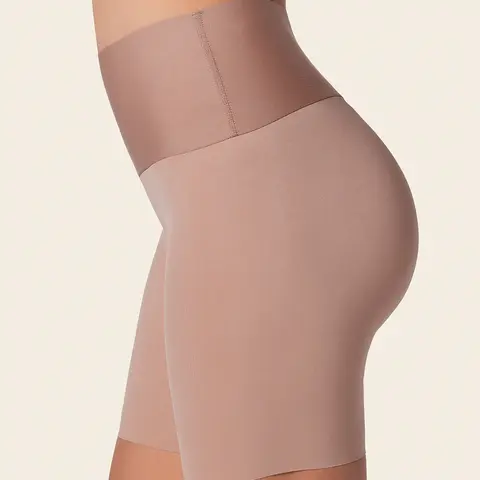 Leonisa PowerStay Stay-In-Place Seamless Compression Shapewear Short - Anti-Slip Design