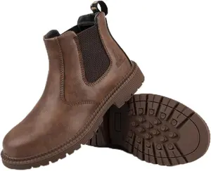 Mid-Topped Work Safety Shoes Wear Resistant Labour Insurance Smash and Puncture Resistant Steel Toe Soft Comfortable Outdoor Adventure Protection Boots