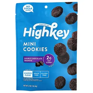 HighKey Mini Cookies, Double Chocolate Brownie, 2 oz (56.6 g)