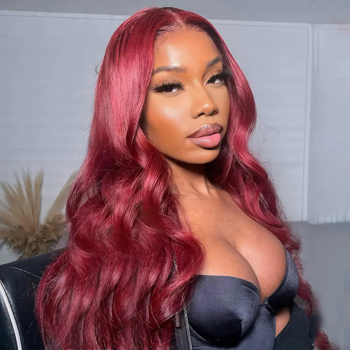 Jessie's Wig [LIVE ONLY] #99J Color Body Wave Wig 6x5 Pre Cut Lace Glueless Human Hair Wig #SummerWins #DealsForYouDays