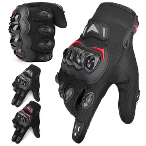 Motorcycle Gloves Dirt Bike Motorbike Riding Glove Touch Screen Motocross Gloves Unisex Super Protection Breathable Comfortable Excellent Grip Non-slip High Sensitivity Touchscreen