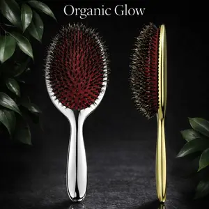 OrganicGlow Detangling Brush for Hair Extensions – Anti-Breakage & Shine Boost