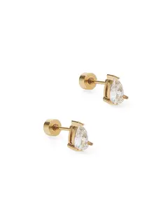Screwback Stud Earrings - Paige Pear