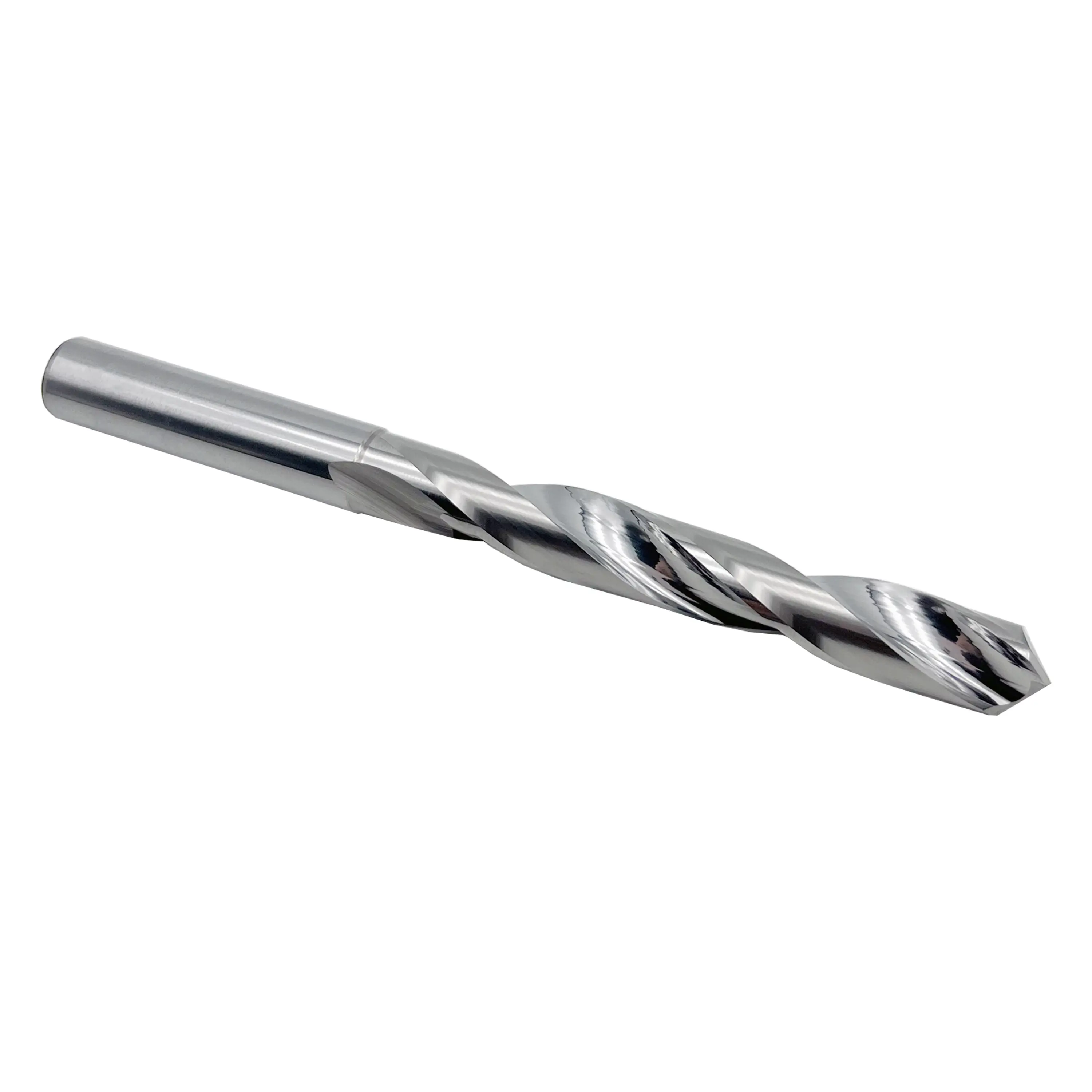 LUMA 5/16" Solid Carbide Jobber Drill Bits with Straight Shank and 118° Point Angle, Made from Tungsten Carbide Material,1-Piece High Speed Steel Flute Length Machine Shop Rigidity