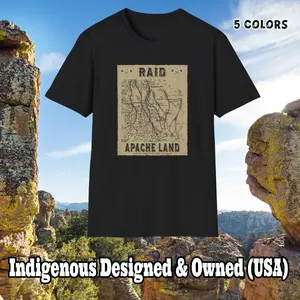Apache Tribe Cotton Raid Shirt - Honoring First Nations, Inuit, Native American Indigenous Cultures
