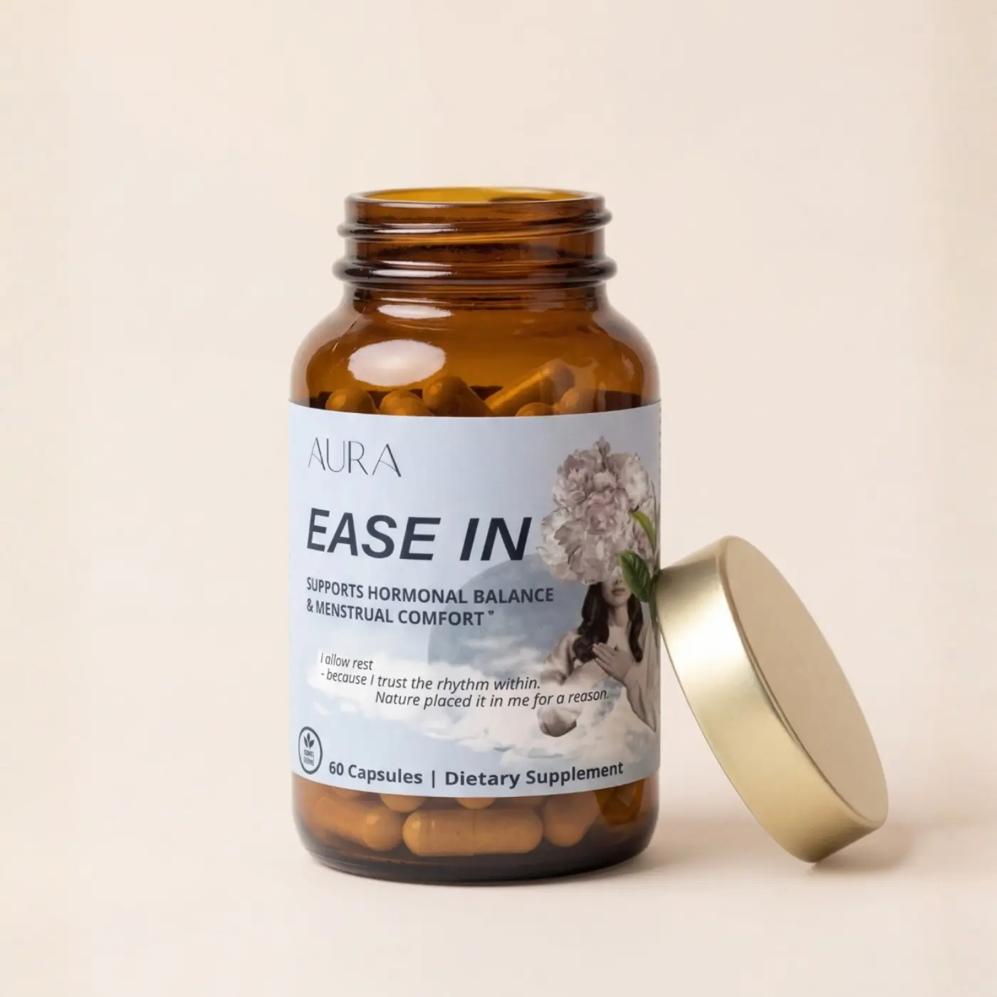 EASE IN | Daily Hormonal Balance Supplement for Periods & Fibroids