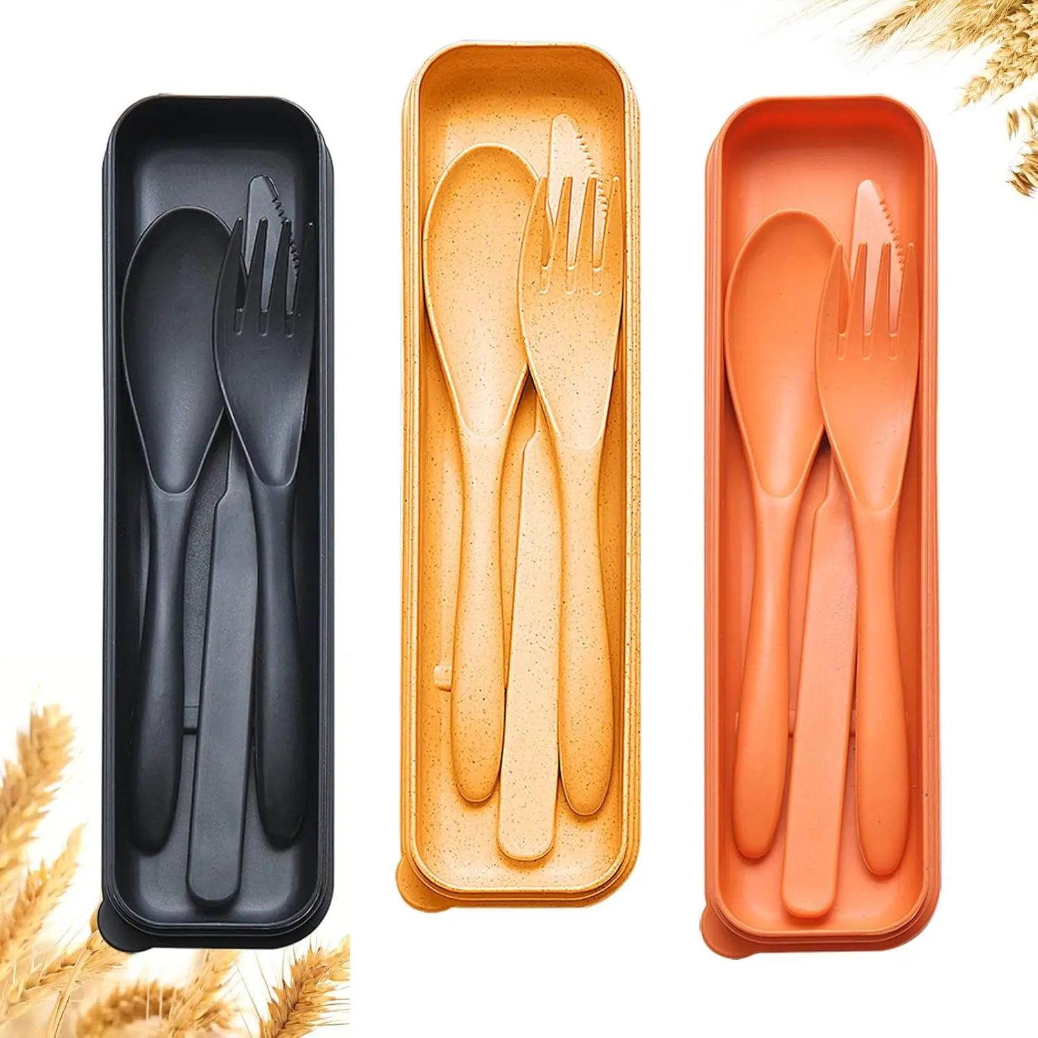 3 Sets - Orange, Black, Yellow