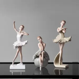 Nordic Creative Ballet Girl Decoration Ins Style Dancer Model Room Princess Room Soft Decoration Home Furnishings