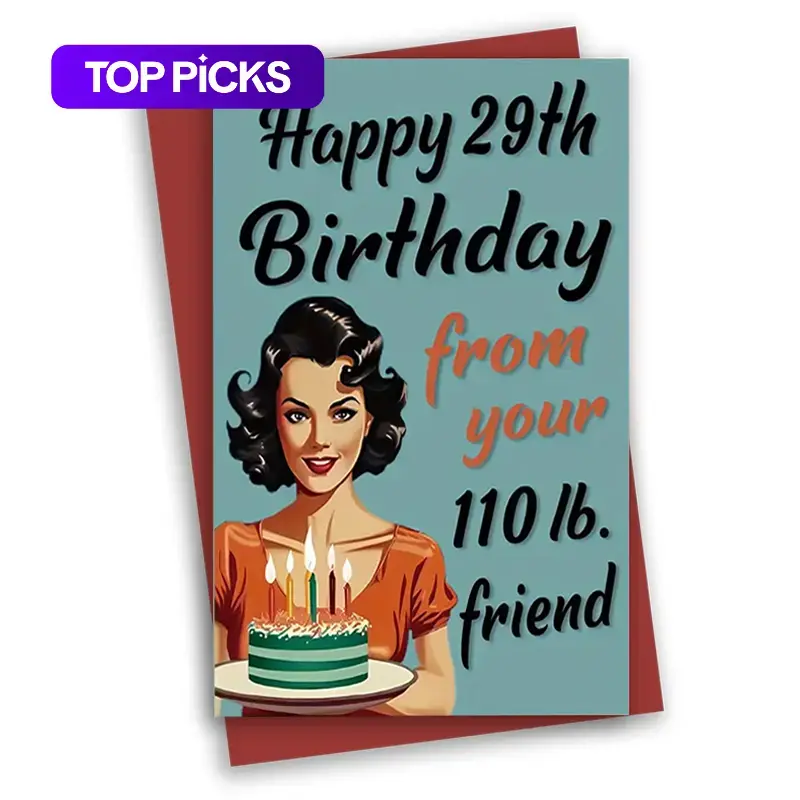 Letter Pattern Happy Birthday Card, 1 Count Funny Friend Birthday Card with Envelope, Friendship Card, Creative Birthday Card for Gift Giving, Fun Party Cards