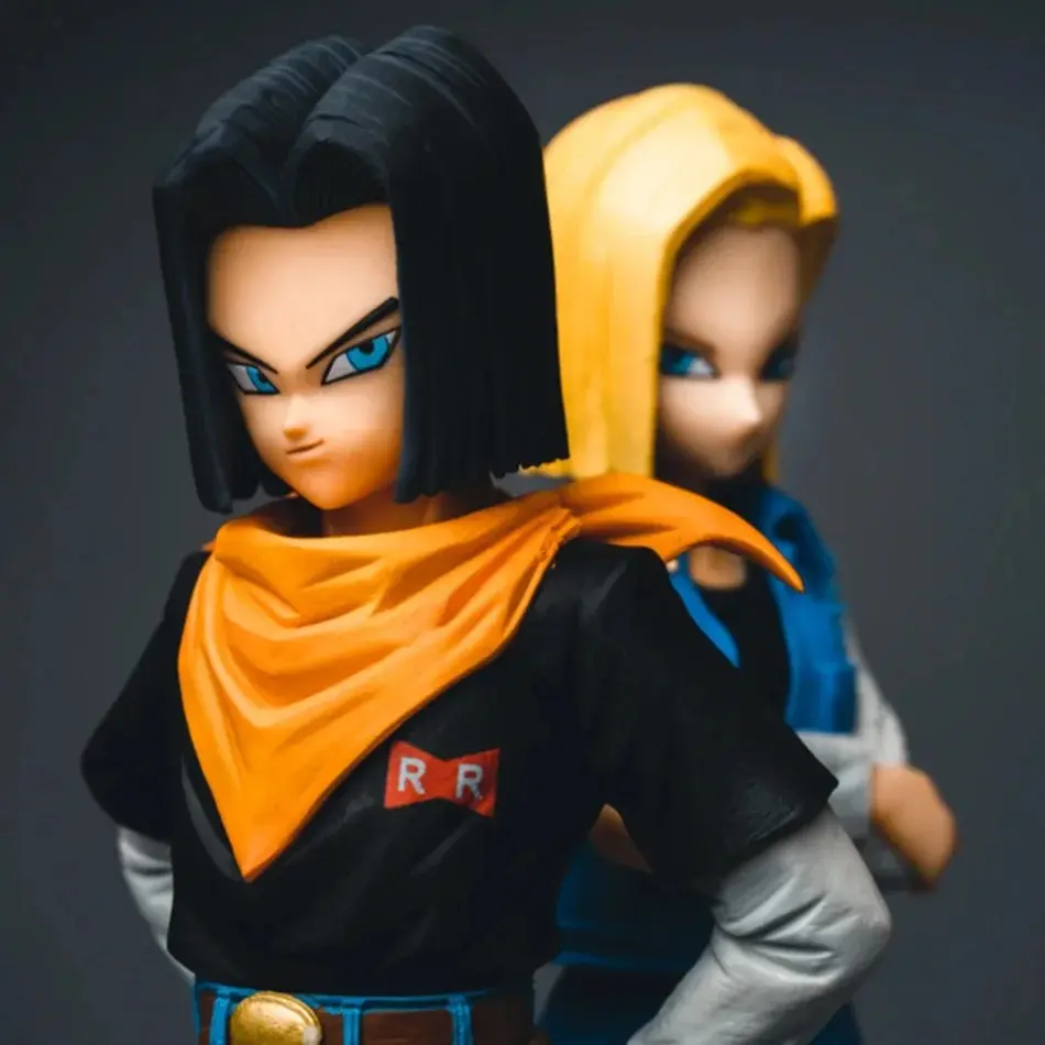Android 18 & Android 17 Anime Figures – PVC Model Statues, Collectibles, Christmas Gifts