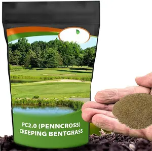PC2.0 (Penncross) Creeping Bent Grass Seed  1 lb.  Golf Course Grade, Dense, Wear-Resistant Turf Grass Seeds for Tees, Putting Greens & Fairways, Ideal for High Traffic Areas