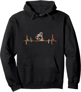 Vintage Heartbeat Welder EKG Welding Welders Blacksmith Pullover Hoodie