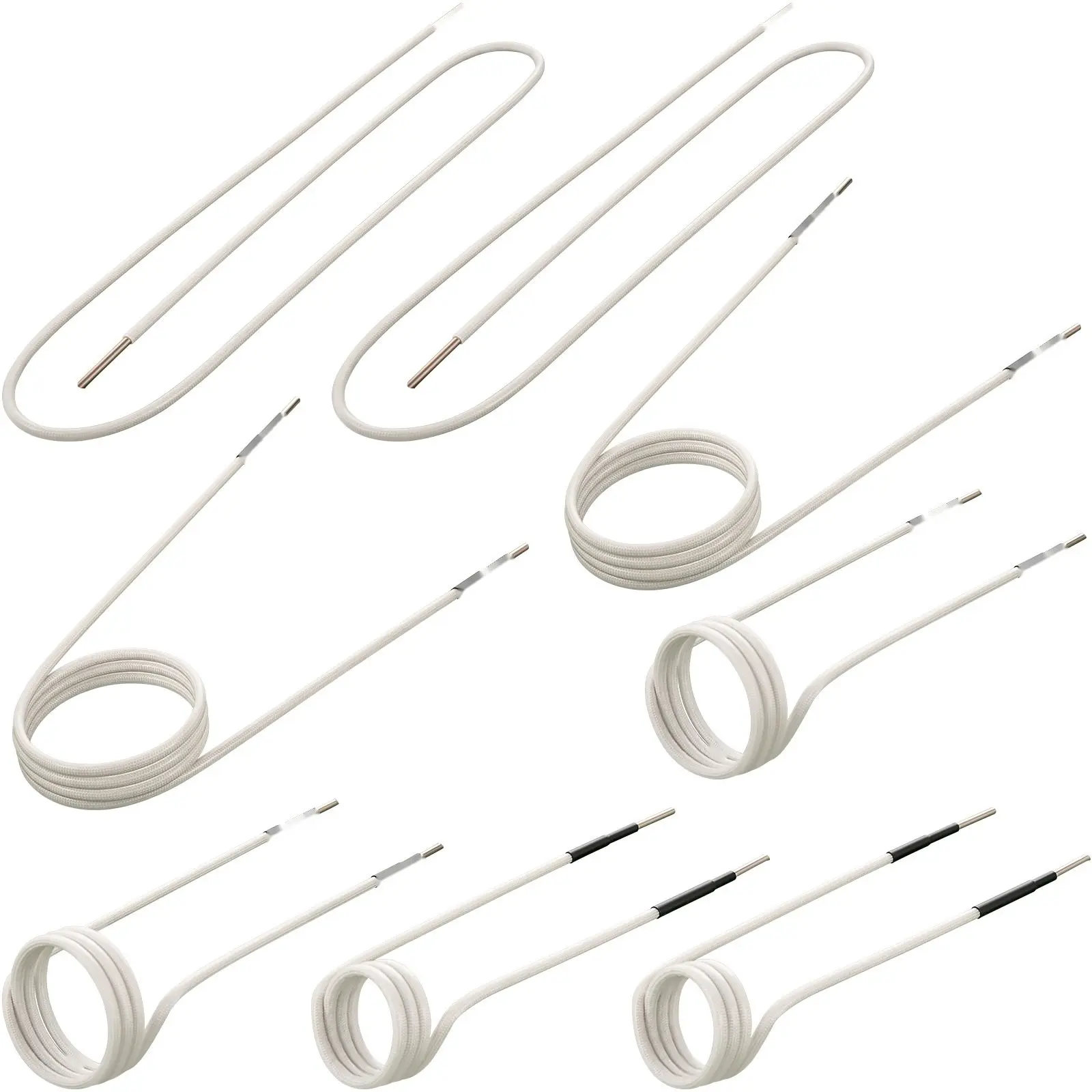 Induction Heater Inductor Coil Kits, Magnetic Mini Induction Heater Kit, Flameless Heat Accessories, 8 Pieces, Heat Resistant Induction Heater Tool With Flexible Design For Removing Rusty Bolts And Nuts