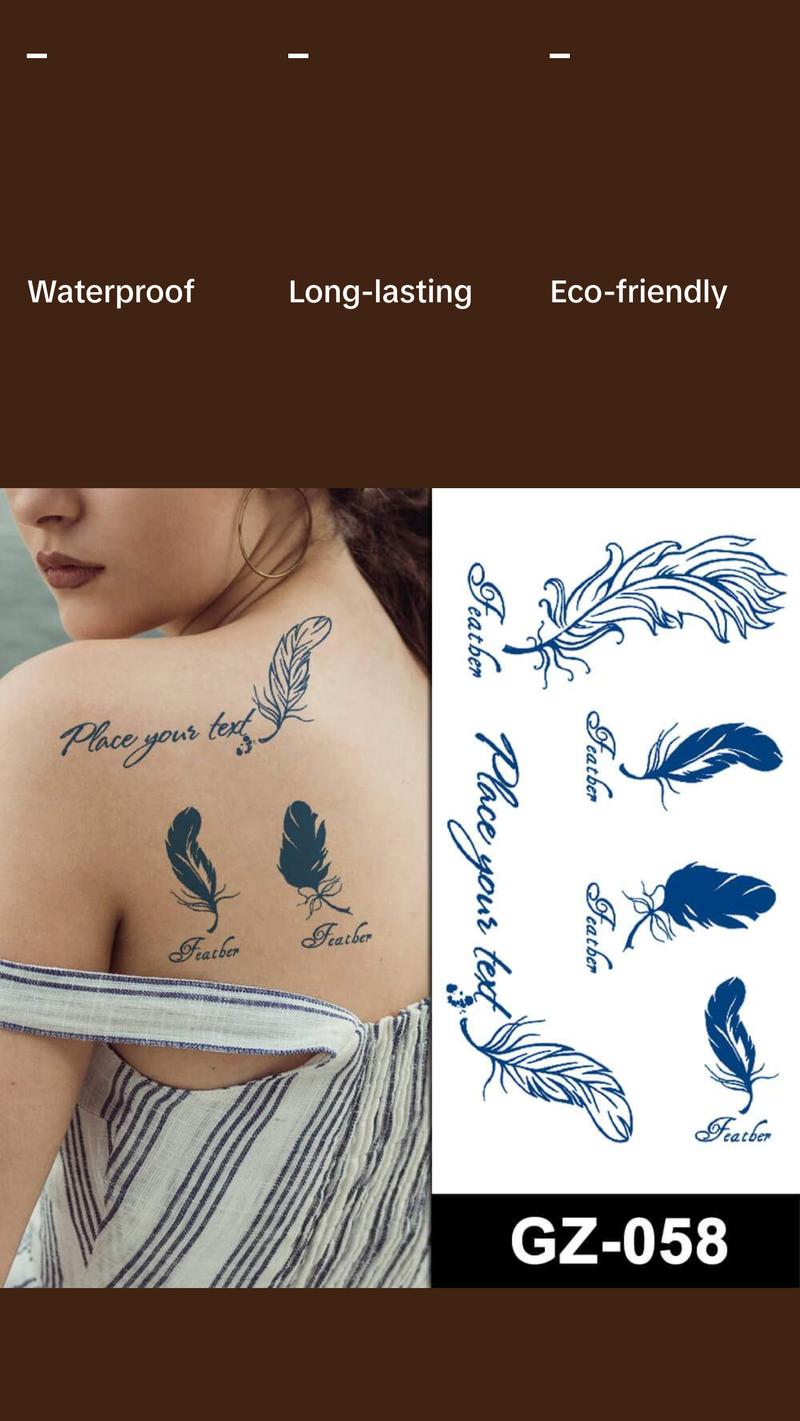 🔥 Hottest Trend! 🌿 Popular Plant-Based Jagua Tattoos: Waterproof, Sweatproof, and Lasts 2 Weeks! 🔥💫