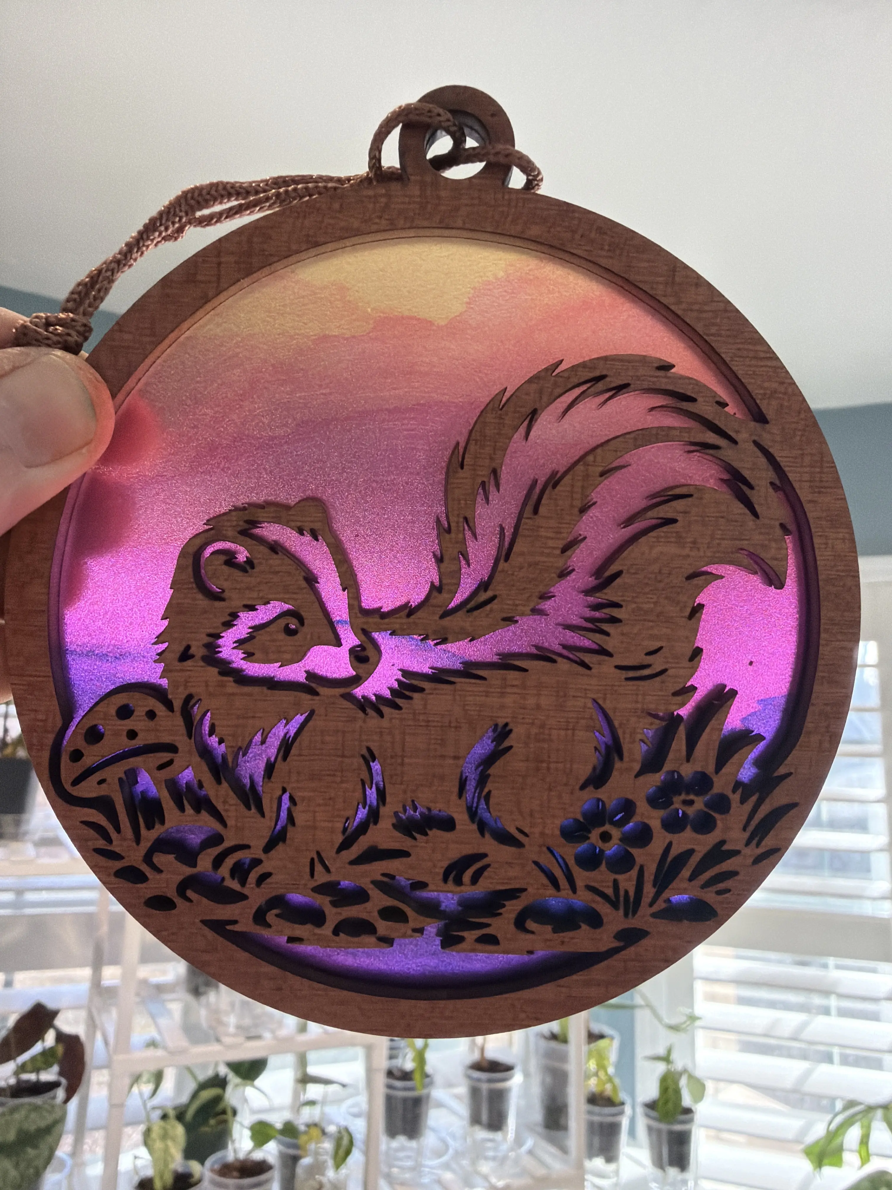 Skunk Suncatcher for Sunny Window Skunk Suncatcher for Sunny Window